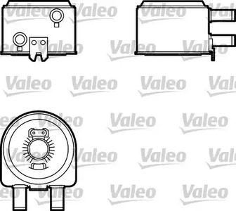 Масляный радиатор двигательного масла VALEO 817704