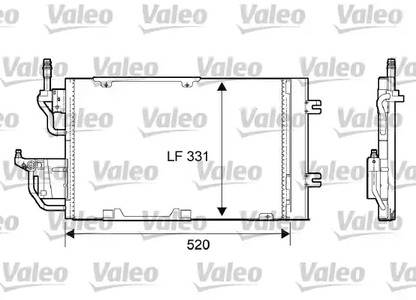 Конденсатор кондиционера VALEO 818168
