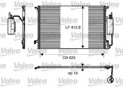 Конденсатор кондиционера VALEO 818175