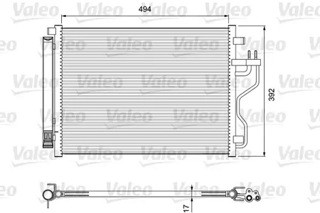 Конденсатор кондиционера VALEO 814396