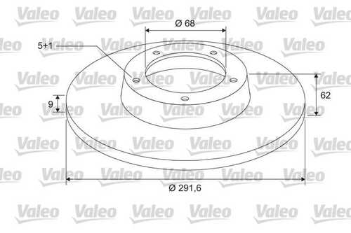 Тормозные диски VALEO 297106
