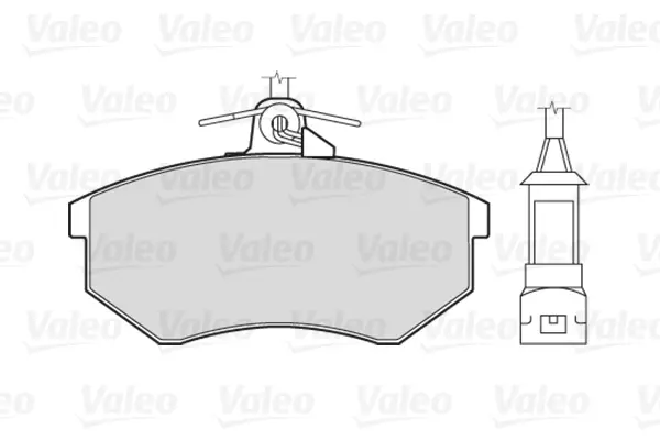 Комплект тормозных колодок дискового тормоз first VALEO 301003