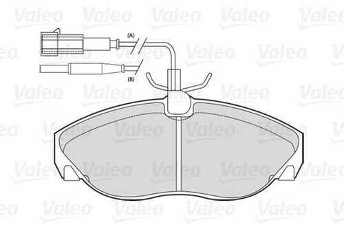 Колодки тормозные дисковые VALEO 301010