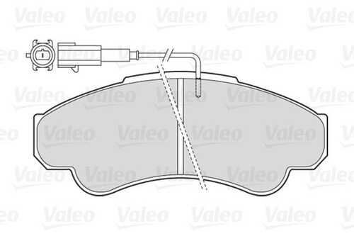 Комплект тормозных колодок дискового тормоза VALEO 301569
