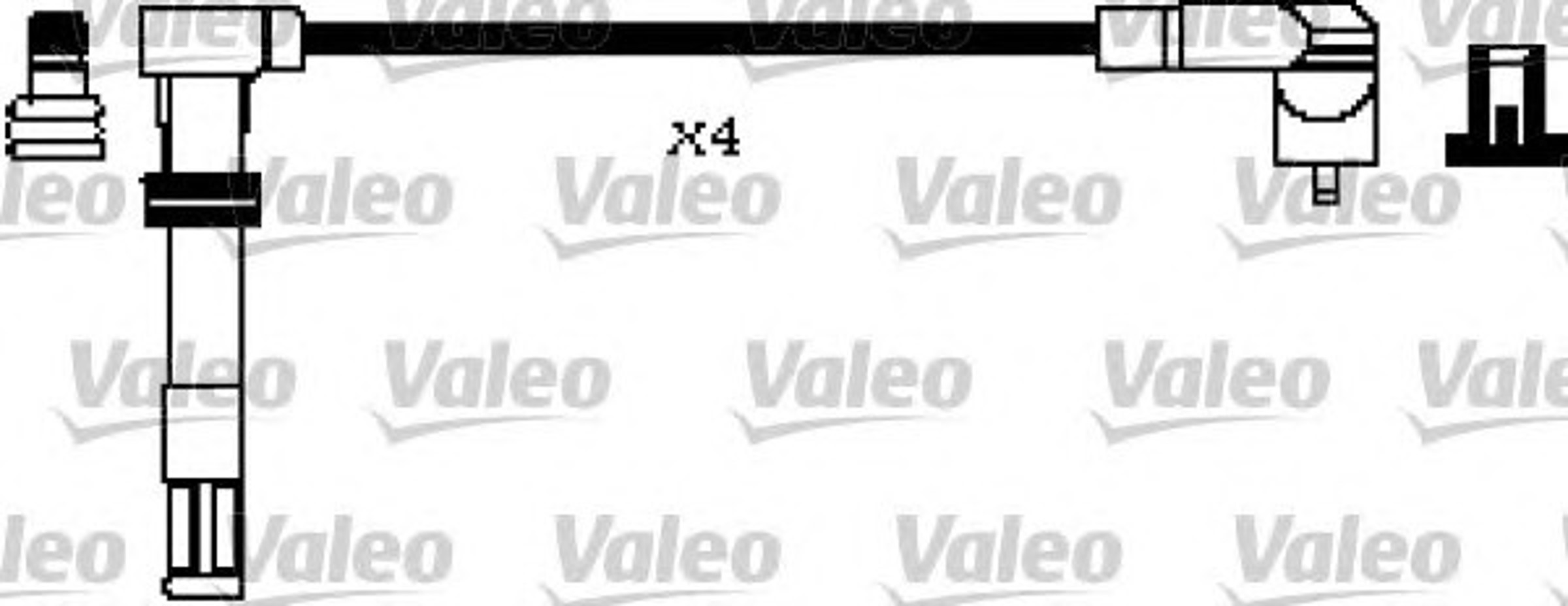 Комплект проводов зажигания VALEO 346196