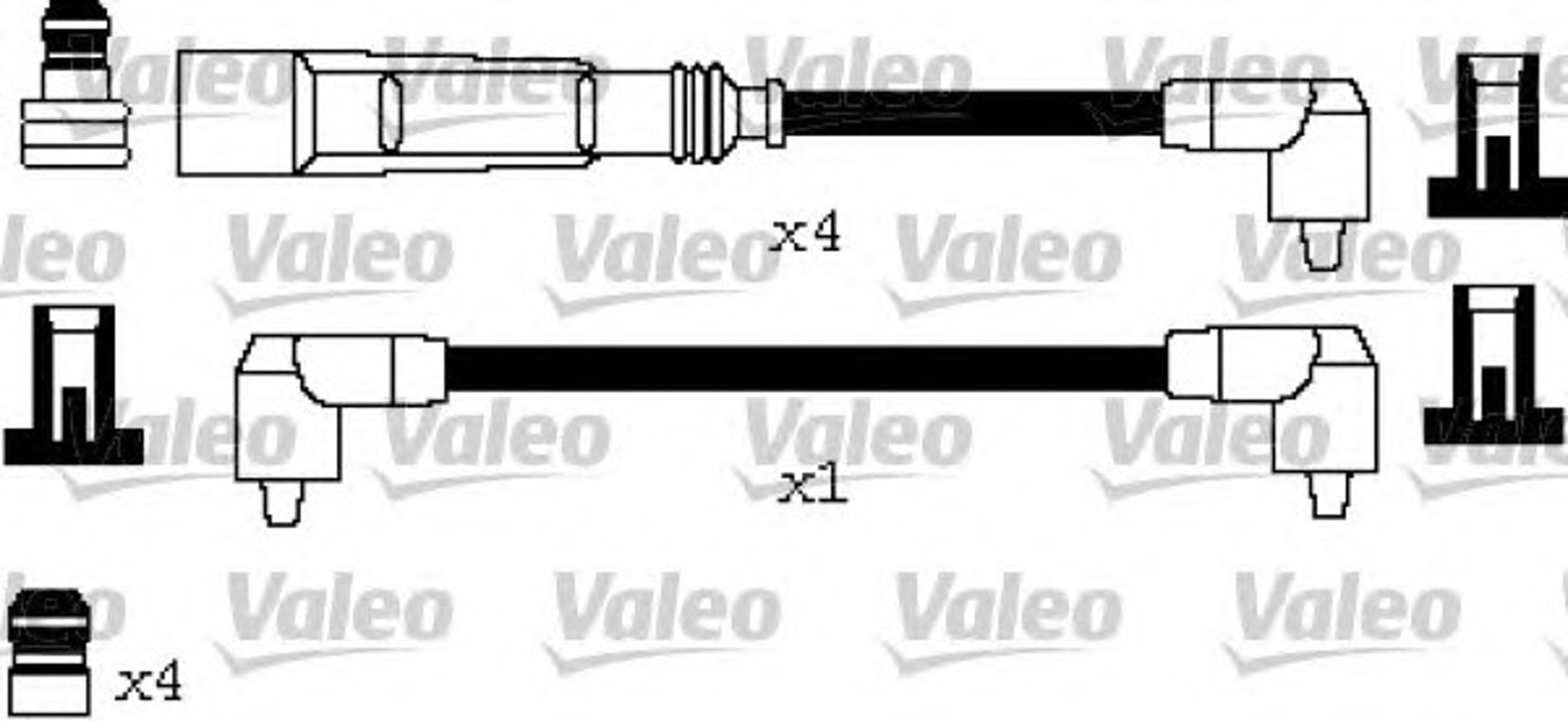 Комплект проводов зажигания VALEO 346620