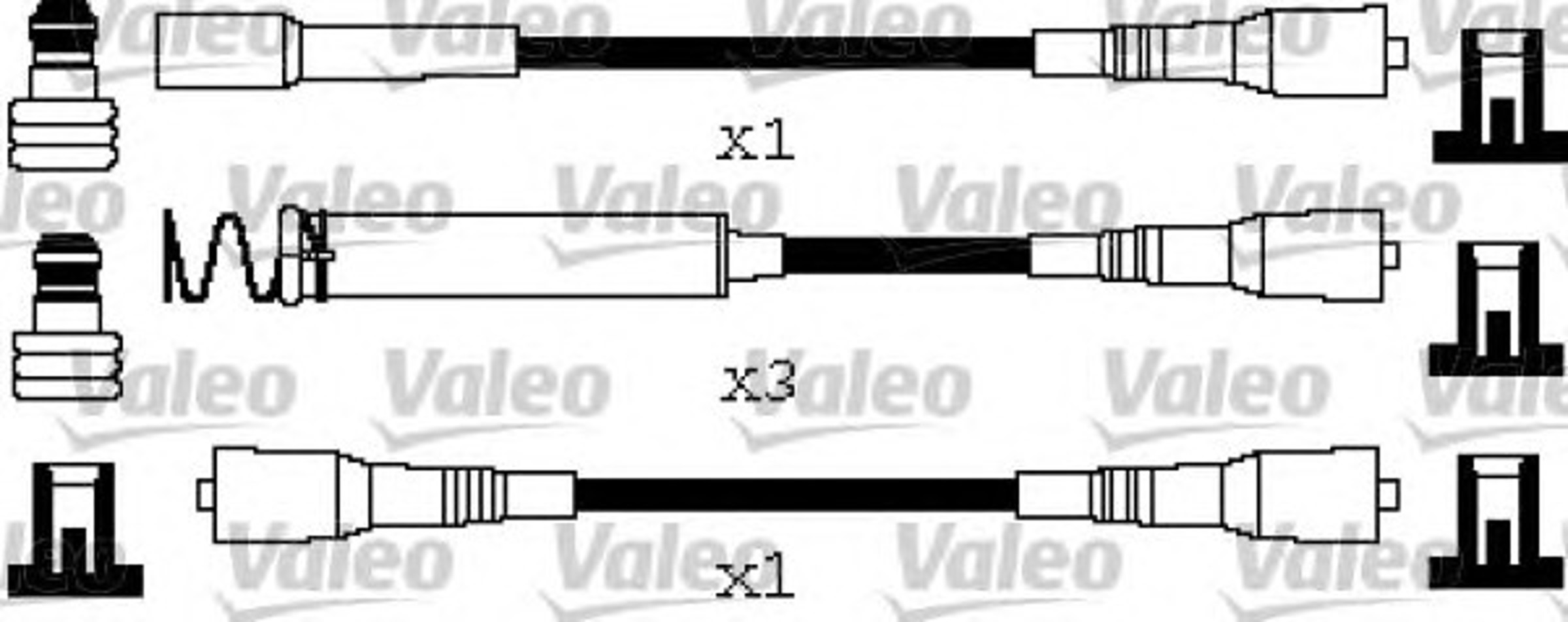 Комплект проводов зажигания VALEO 346663