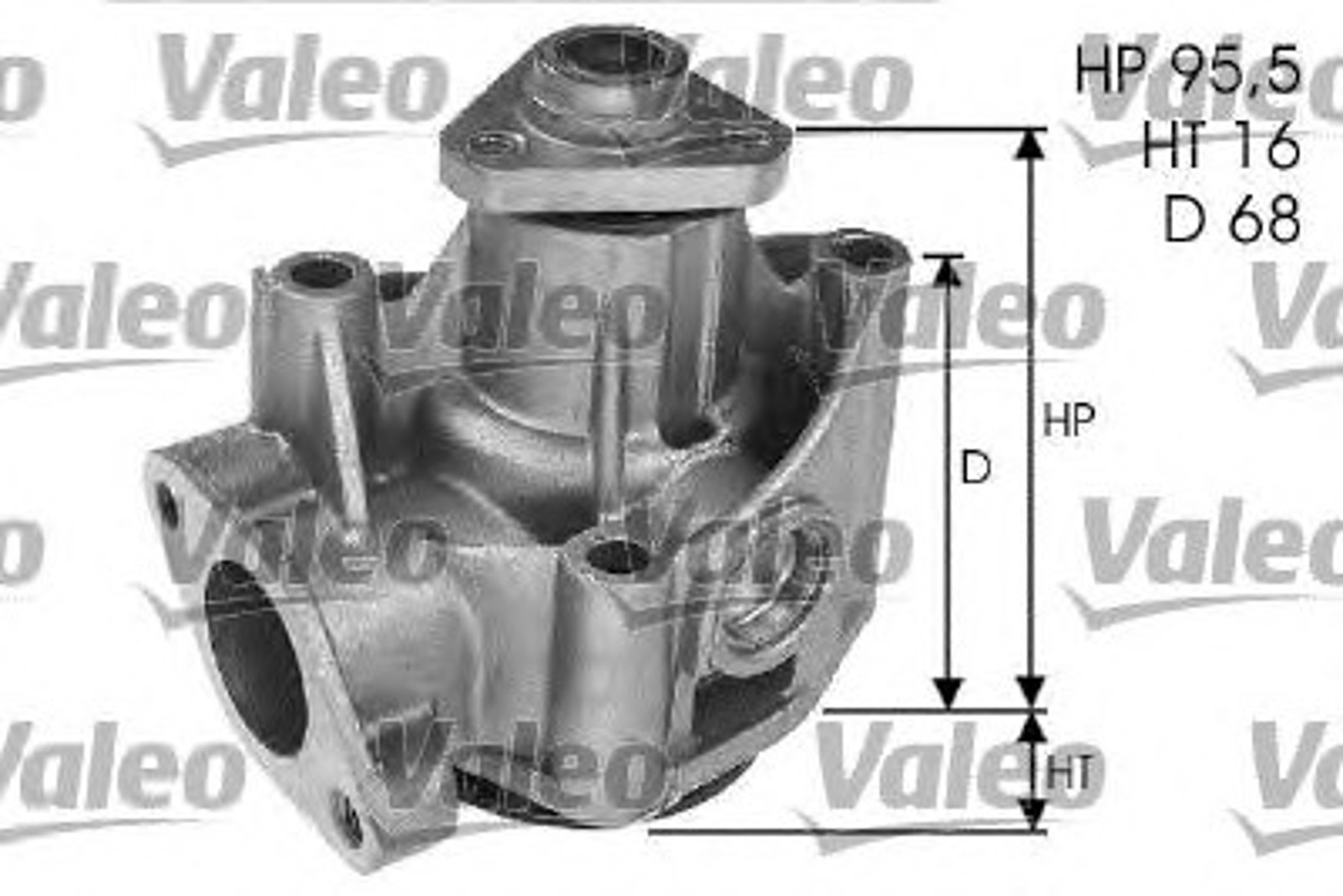 Водяной насос VALEO 506859