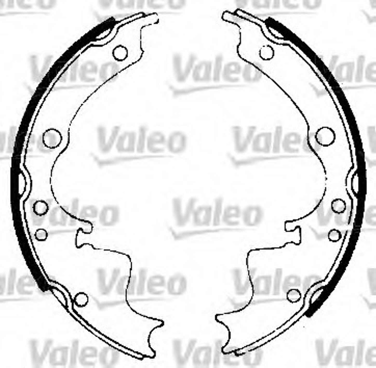 Комплект тормозных колодок VALEO 562063