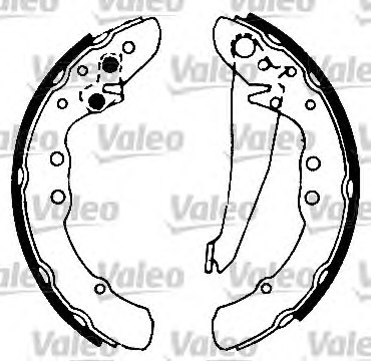 Комплект тормозных колодок VALEO 562081