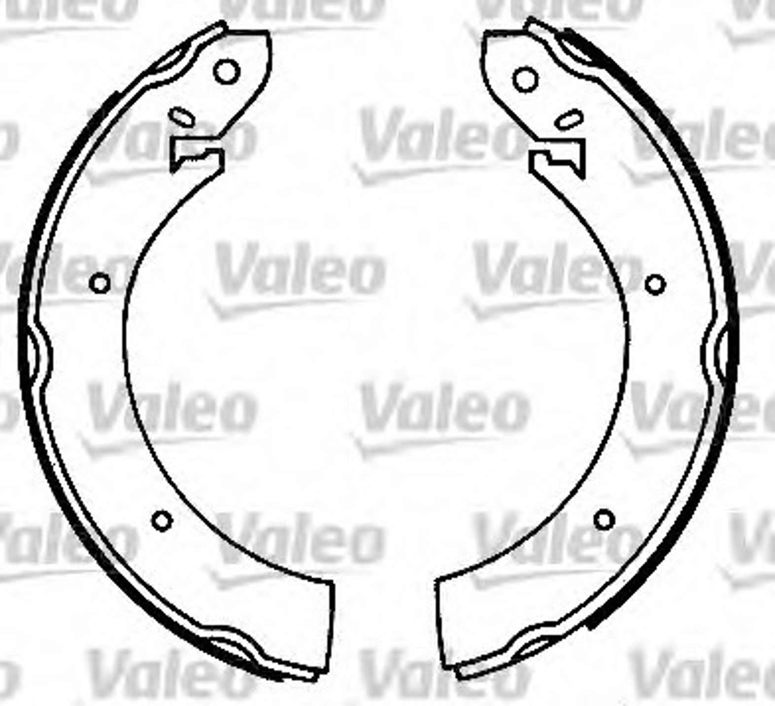 Комплект тормозных колодок VALEO 562108