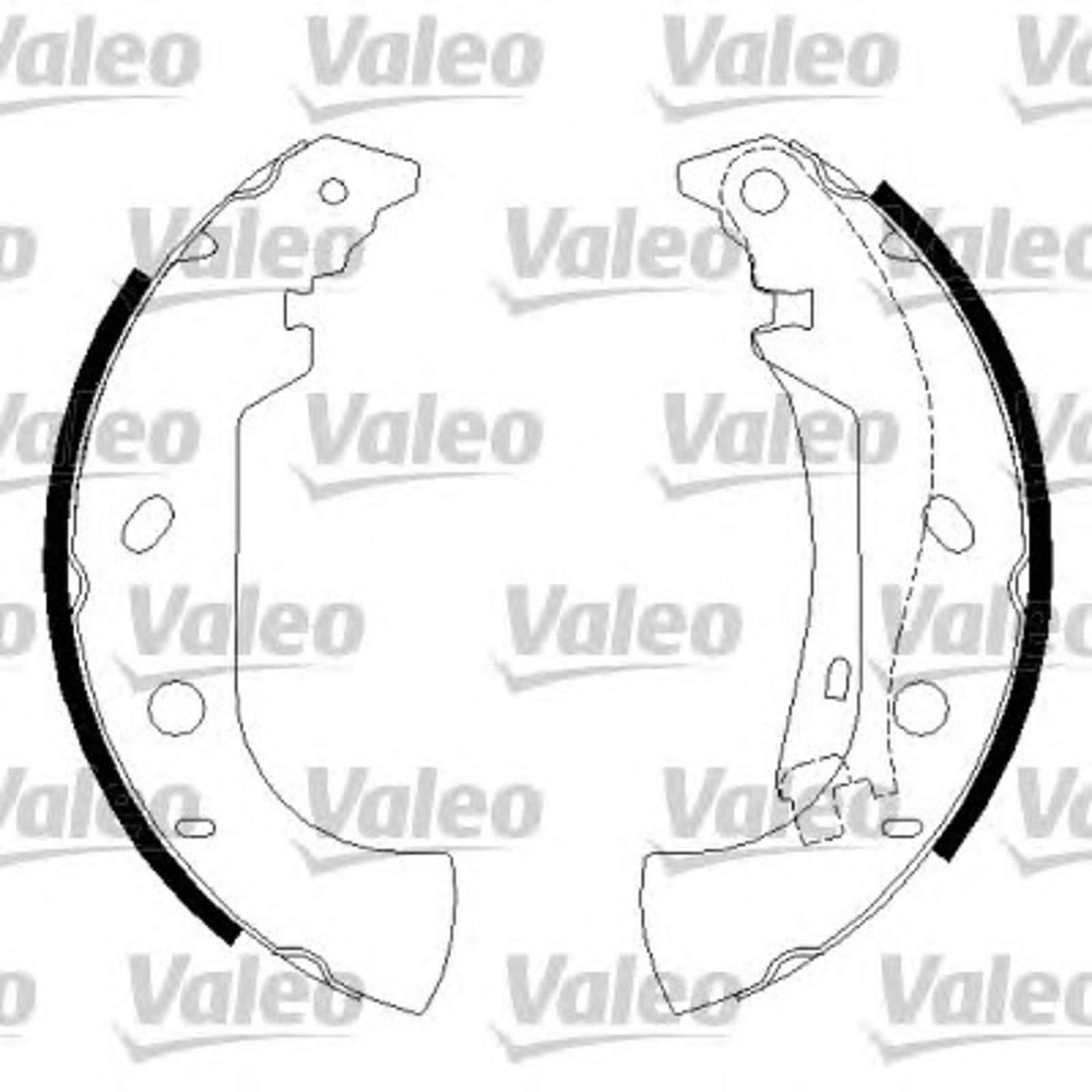 Комплект тормозных колодок VALEO 562646