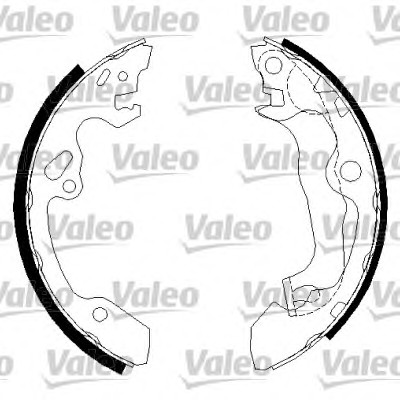 Колодки тормозные барабанные VALEO 562648