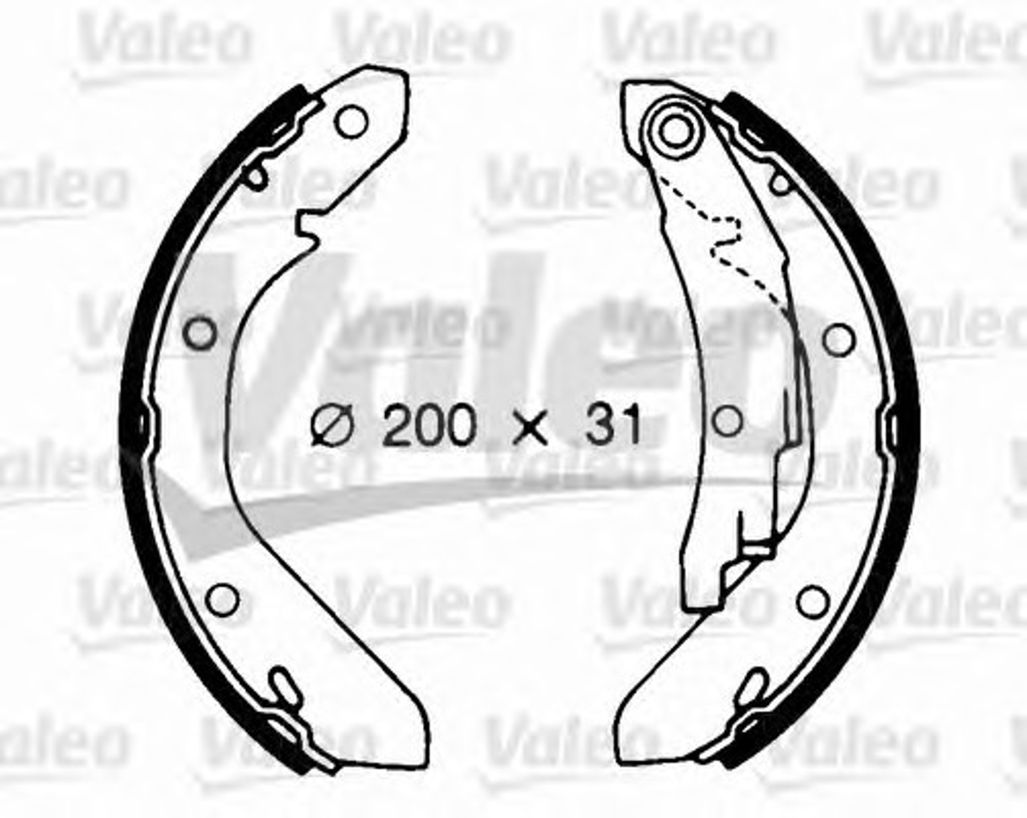 Колодки тормозные VALEO 562678