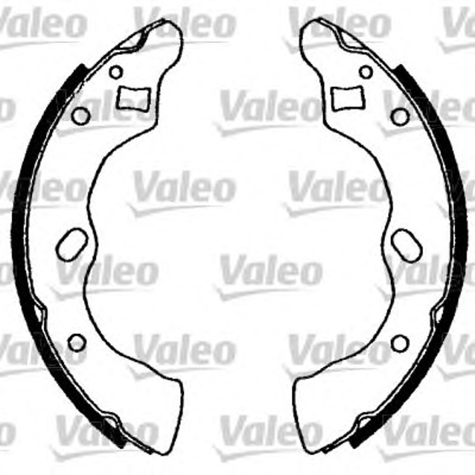 Колодки тормозные барабанные VALEO 562720