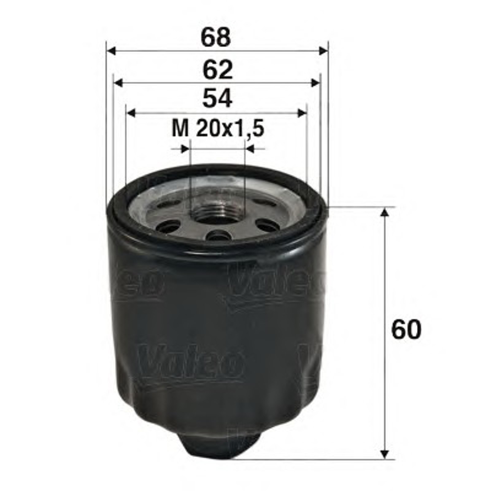 Фильтр масляный VALEO 586011
