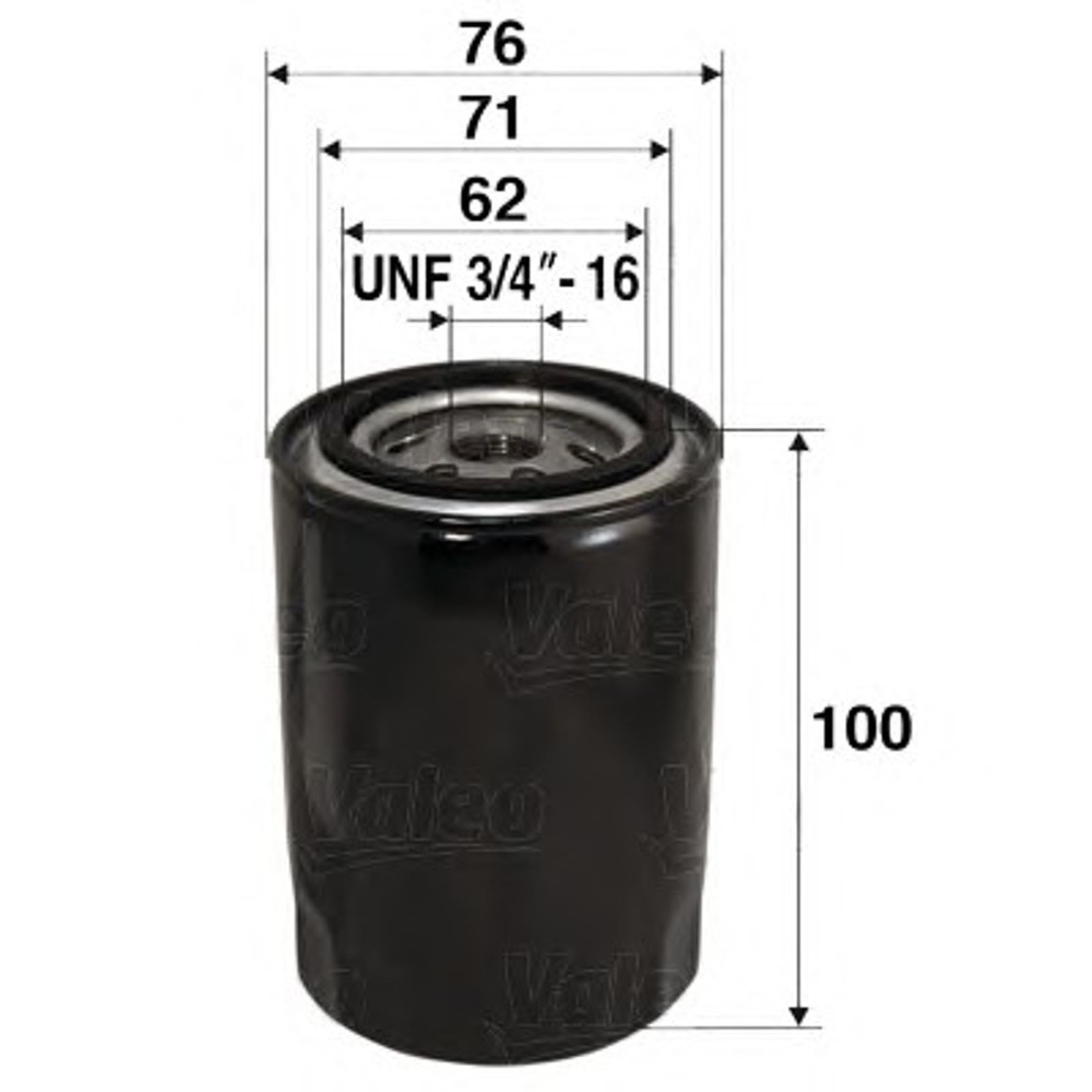 Фильтр масляный VALEO 586028