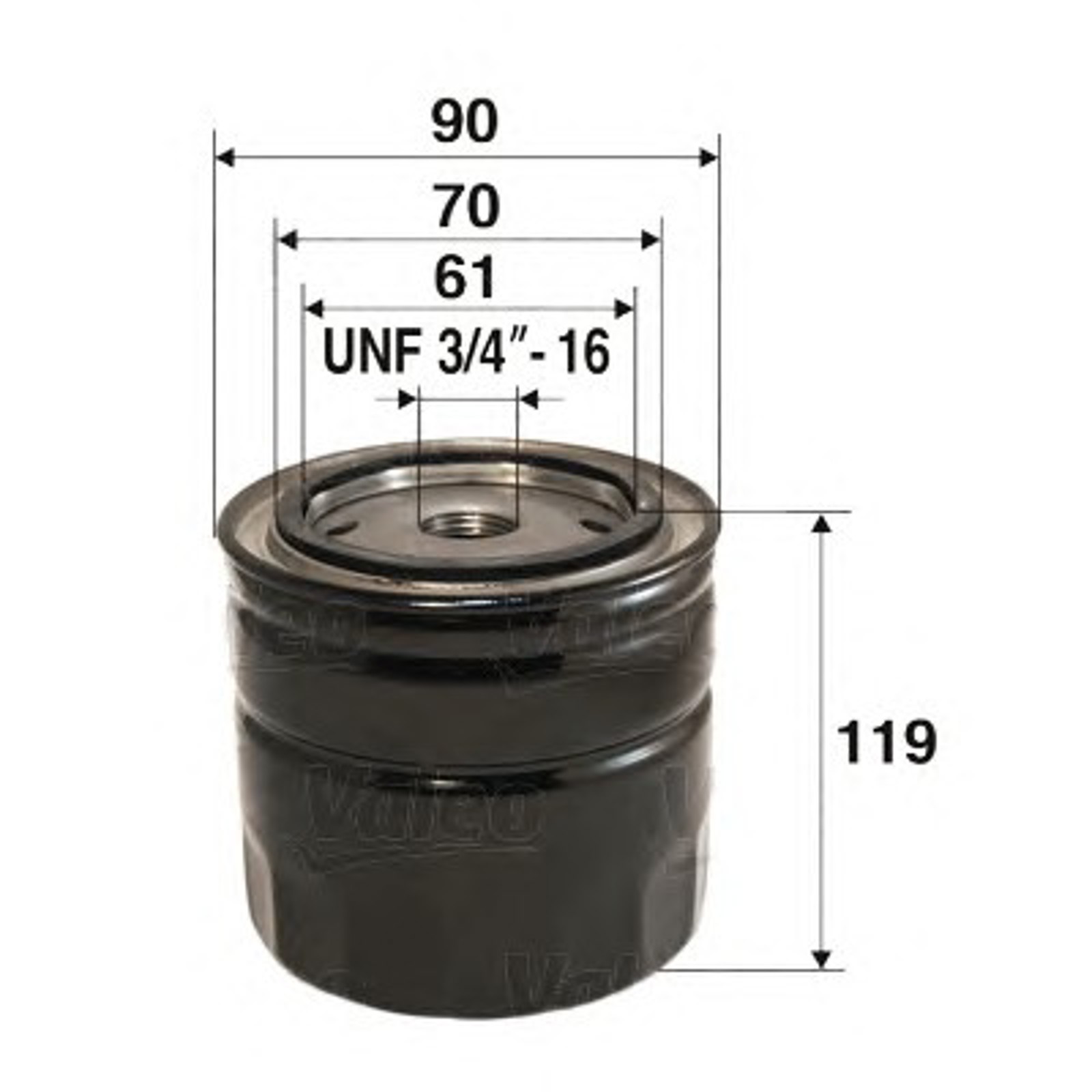 Фильтр масляный VALEO 586036