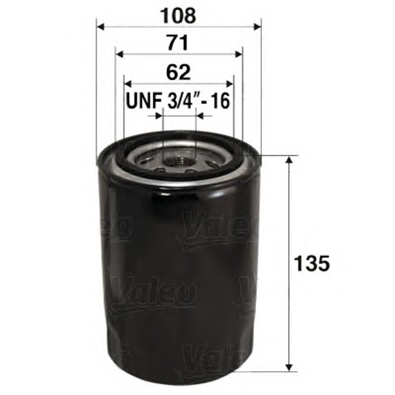 Фильтр масляный VALEO 586059