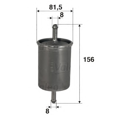 Фильтр топливный VALEO 587004