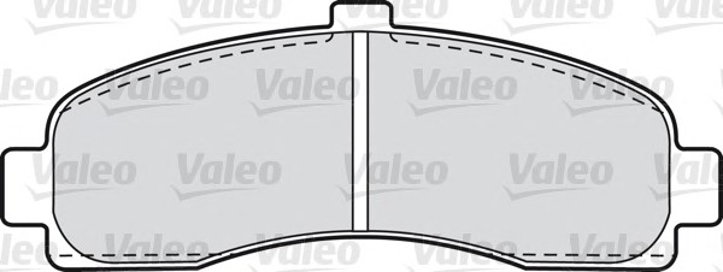 Комплект тормозных колодок дисковый тормоз VALEO 598014