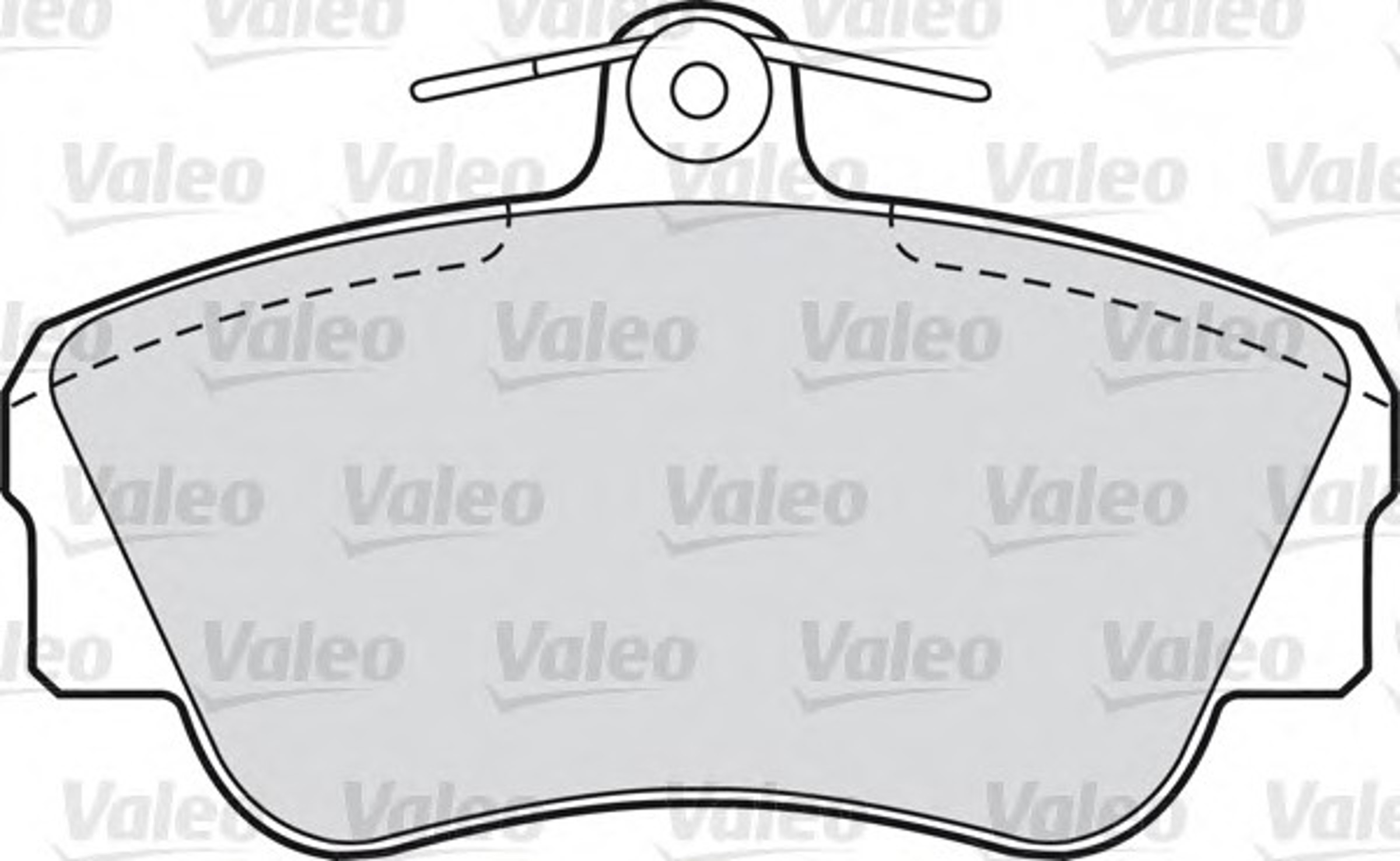 Комплект тормозных колодок дисковый тормоз VALEO 598015