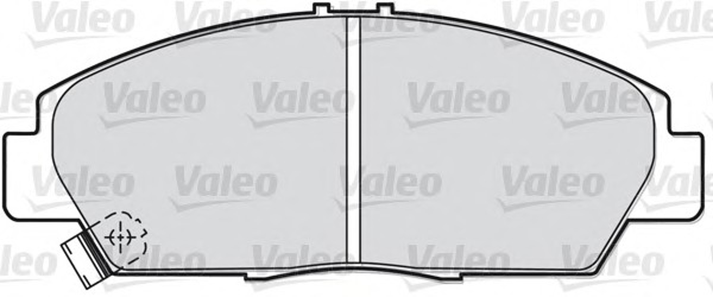 Колодки тормозные дисковые VALEO 598056