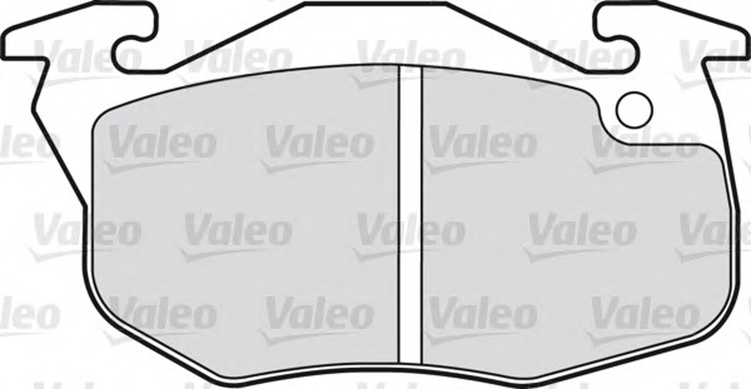 Колодки тормозные дисковые VALEO 598081