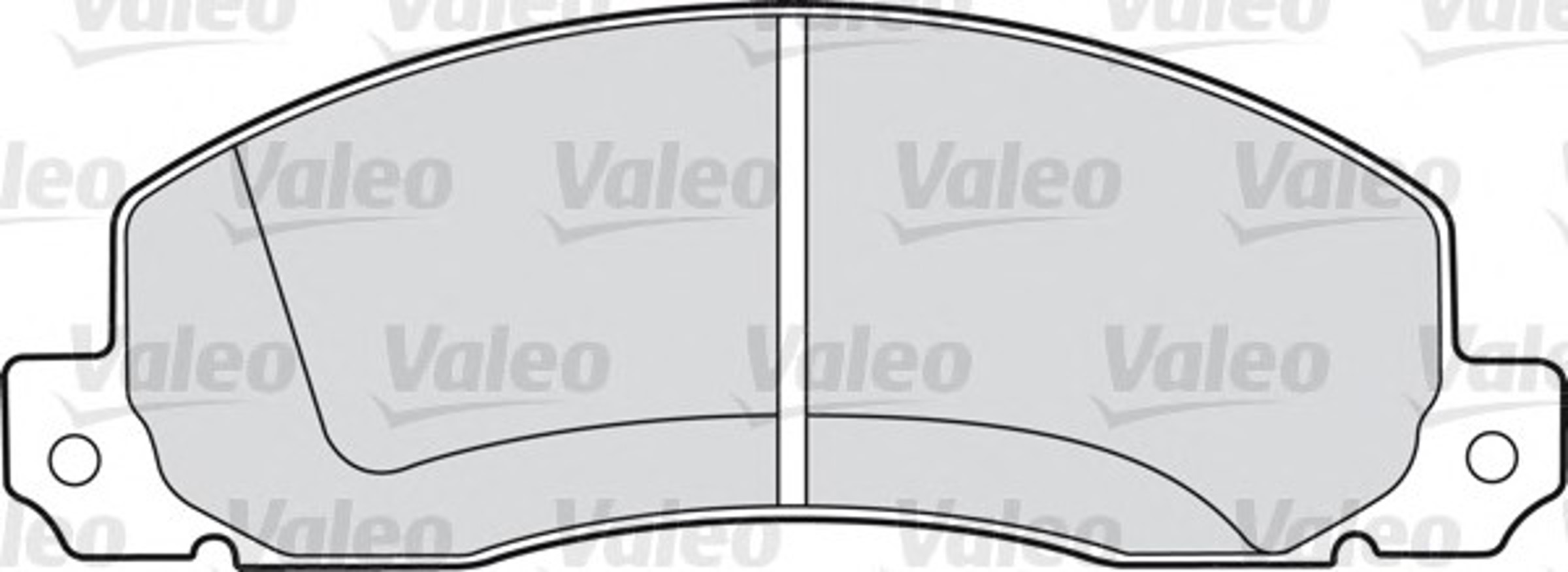 Комплект тормозных колодок дисковый тормоз VALEO 598086