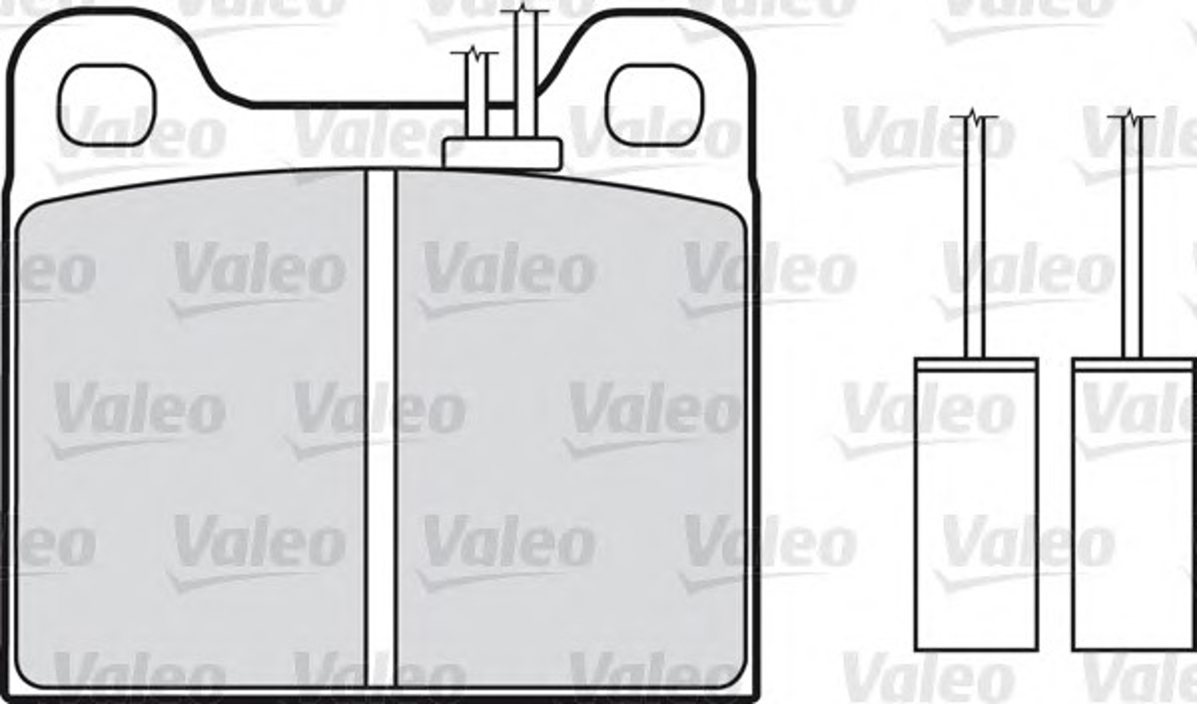 Колодки тормозные дисковые VALEO 598113