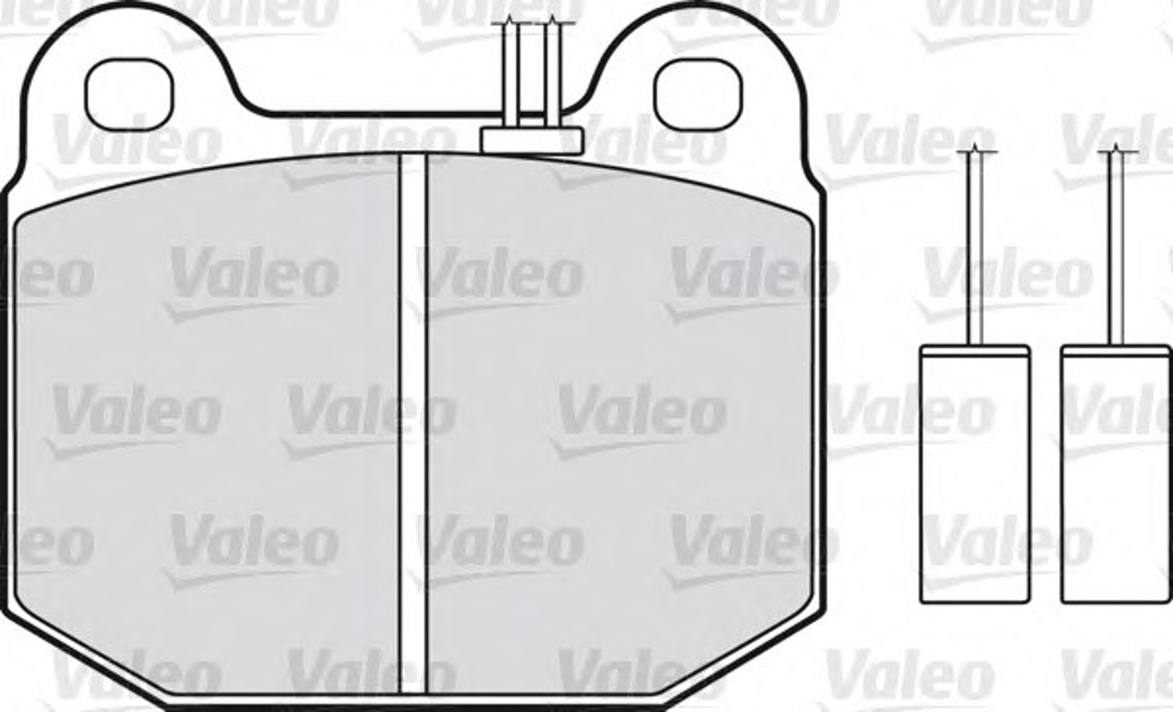 Колодки тормозные дисковые VALEO 598115