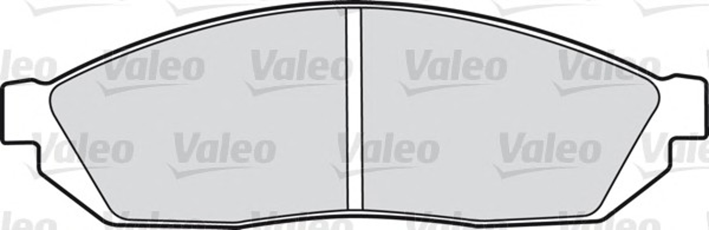 Комплект тормозных колодок дисковый тормоз VALEO 598185