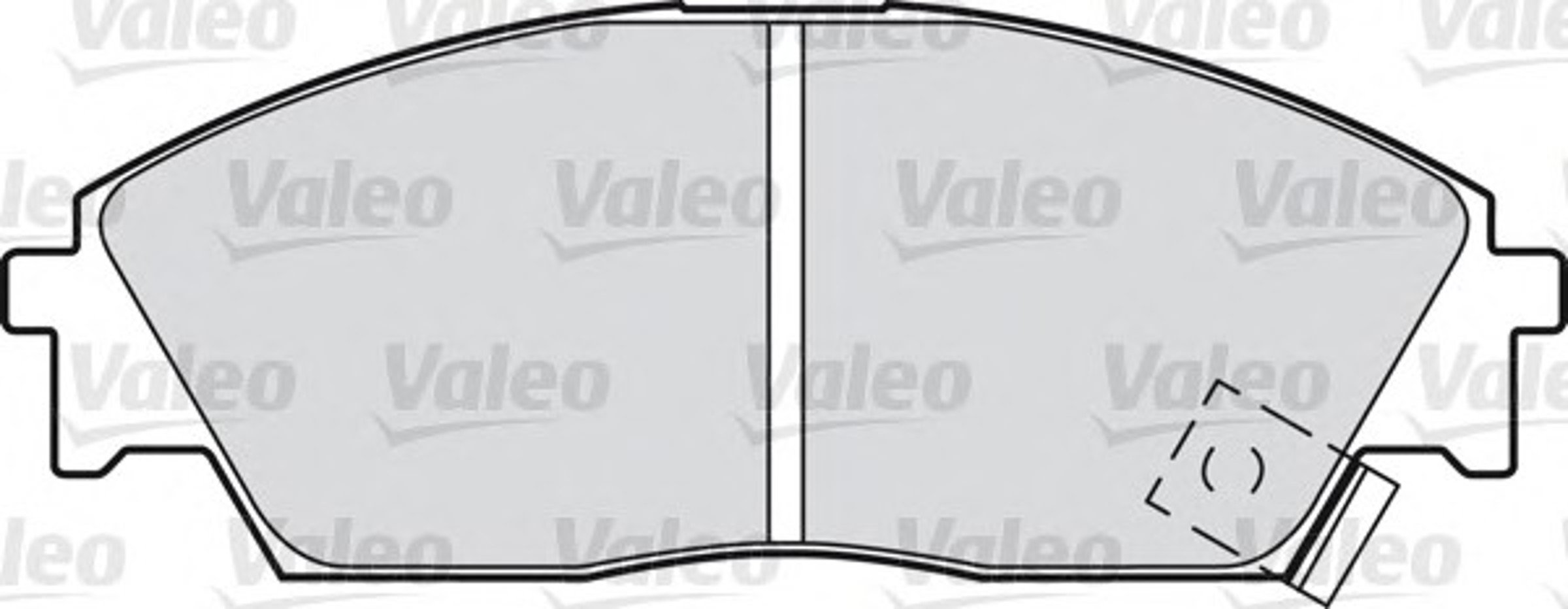 Колодки тормозные дисковые VALEO 598248