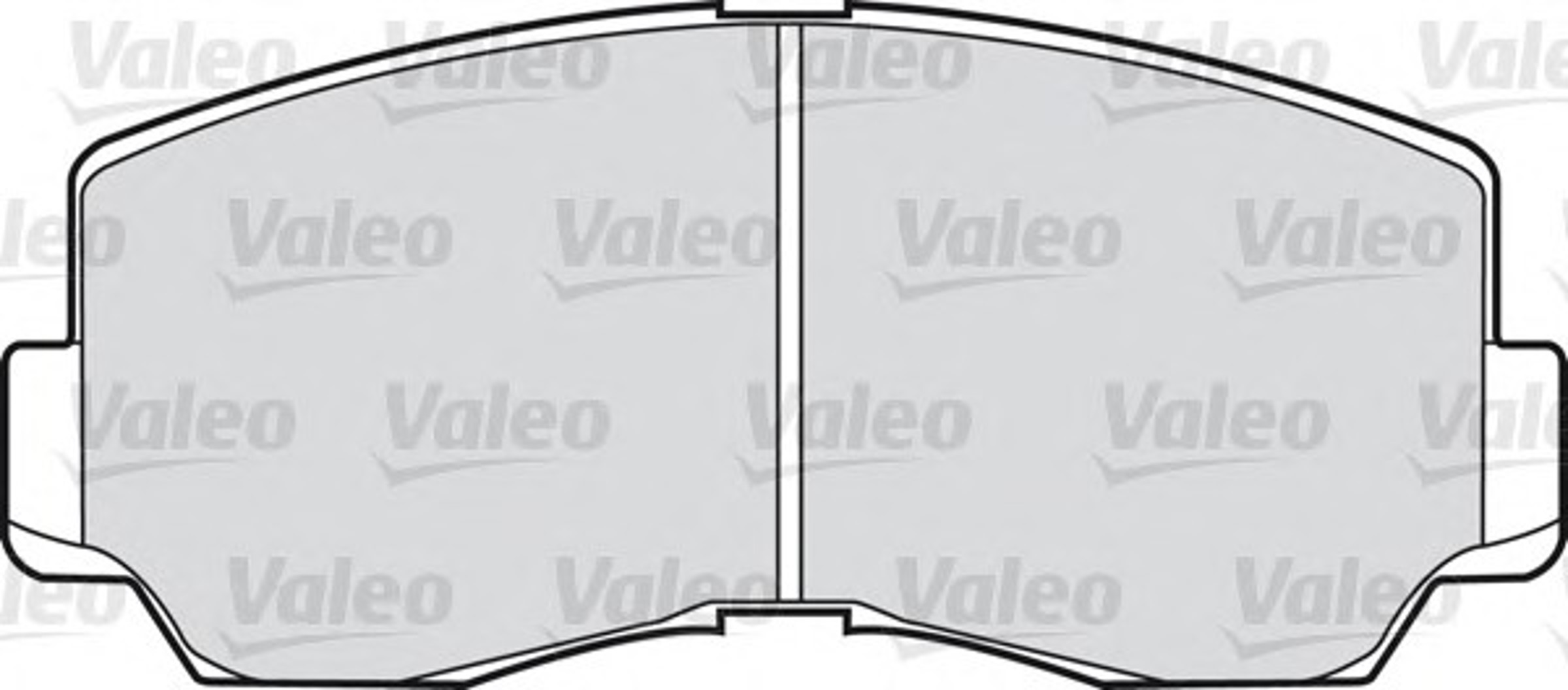 Комплект тормозных колодок дисковый тормоз VALEO 598250