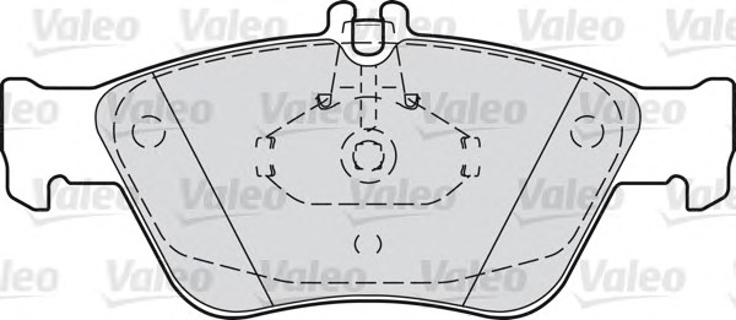 Колодки тормозные дисковые VALEO 598357
