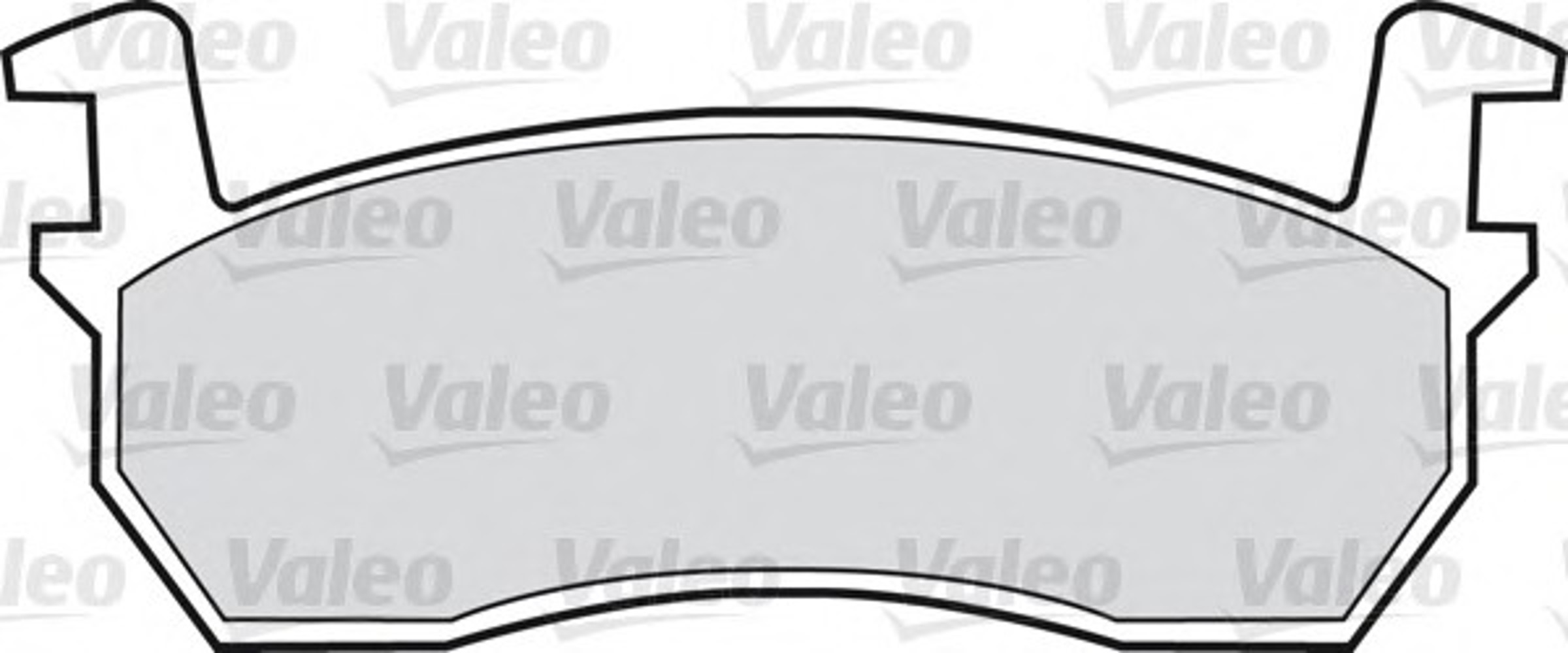 Колодки тормозные дисковые VALEO 598384