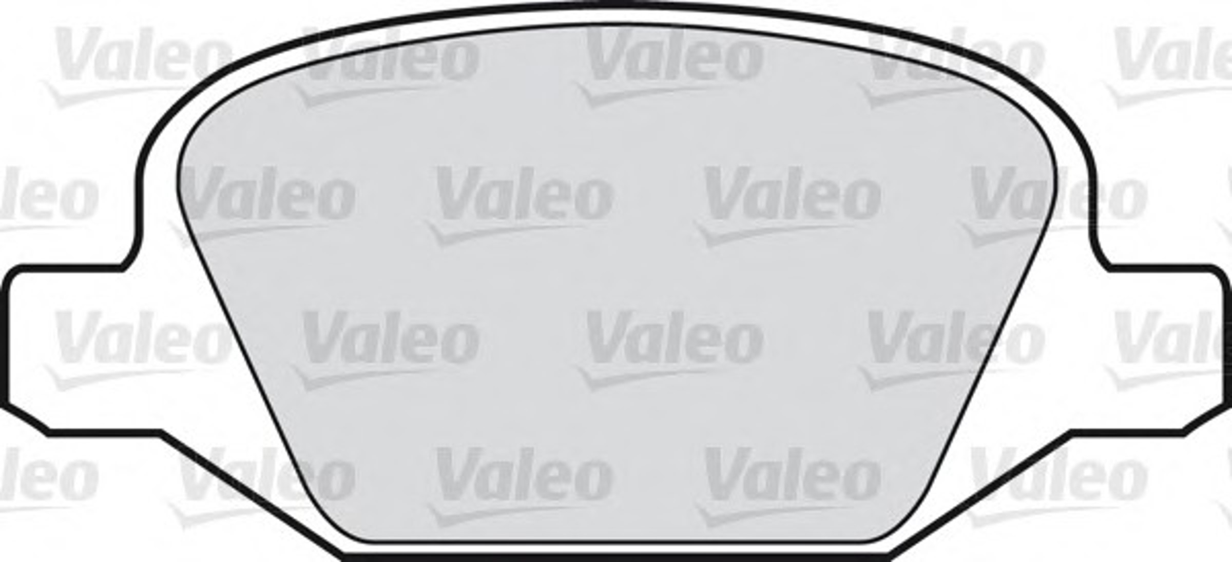 Комплект тормозных колодок дисковый тормоз VALEO 598407