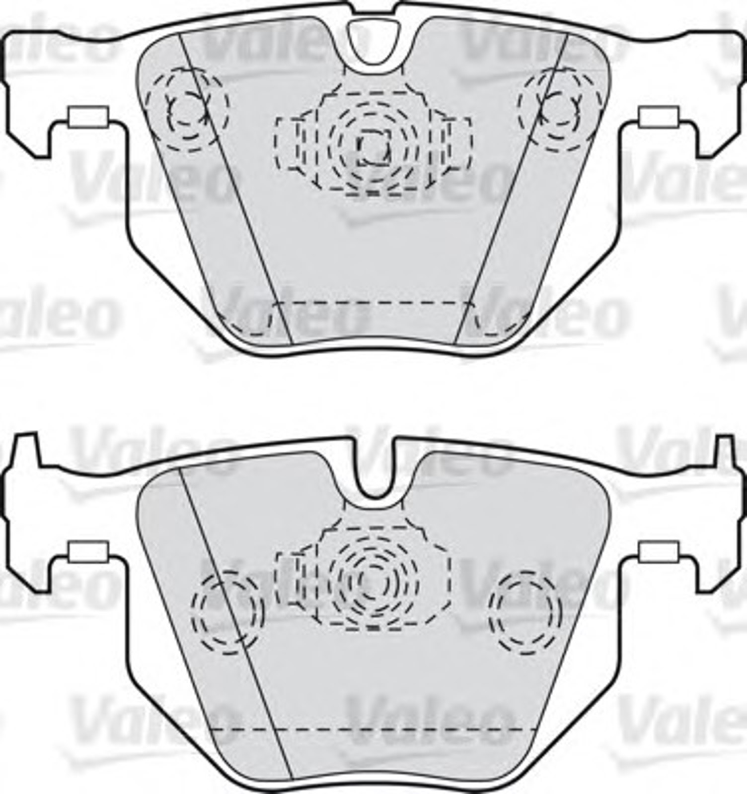 Колодки тормозные дисковые VALEO 598411