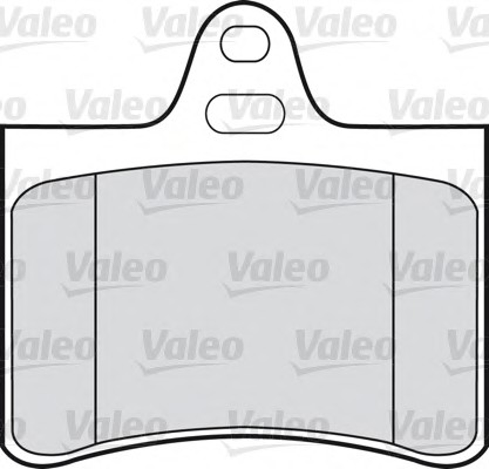 Колодка тормозная дисковая комплект VALEO 598418