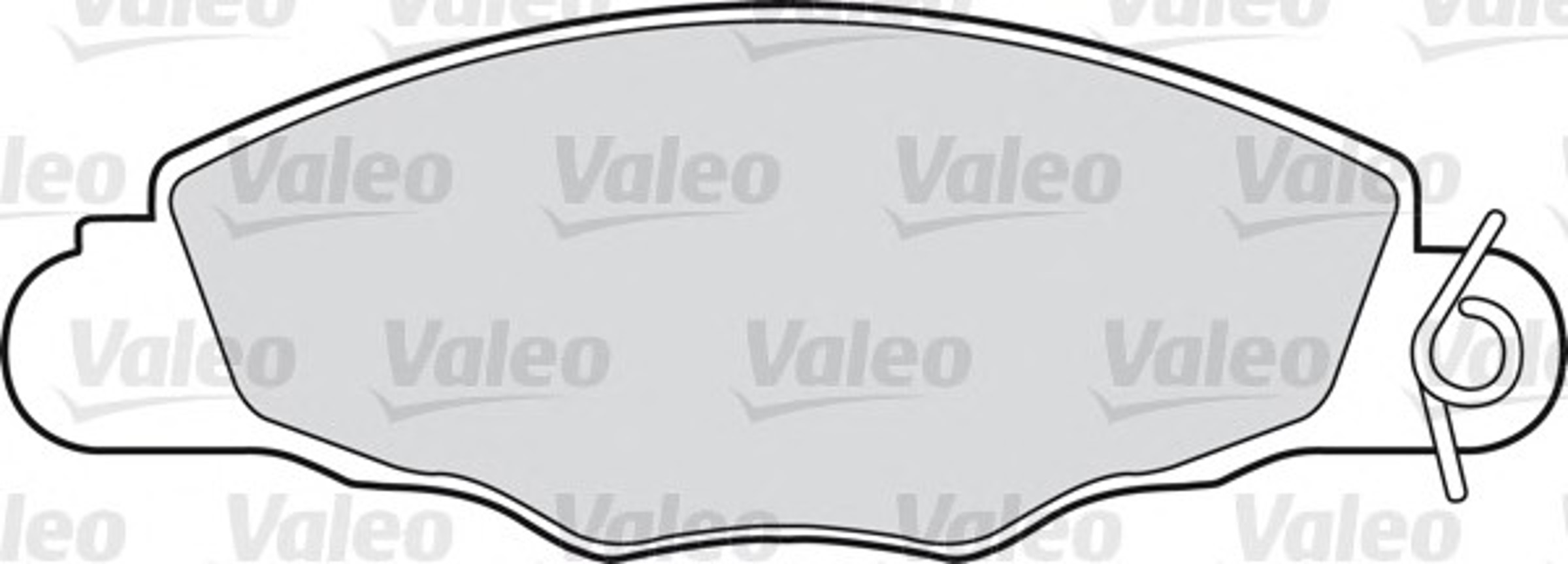 Комплект тормозных колодок дисковый тормоз VALEO 598420