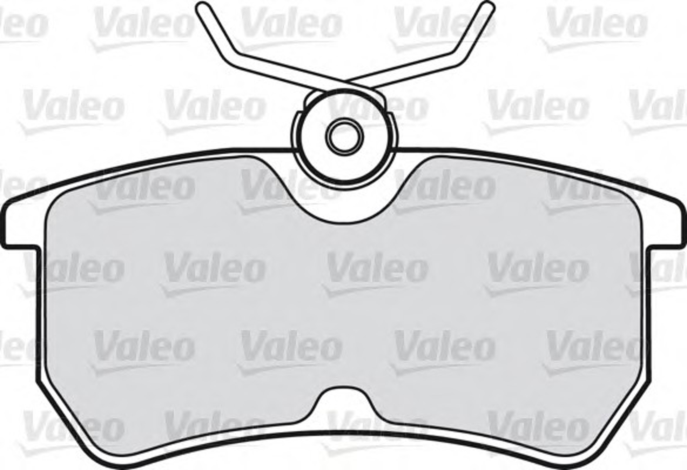 Колодки тормозные дисковые VALEO 598431