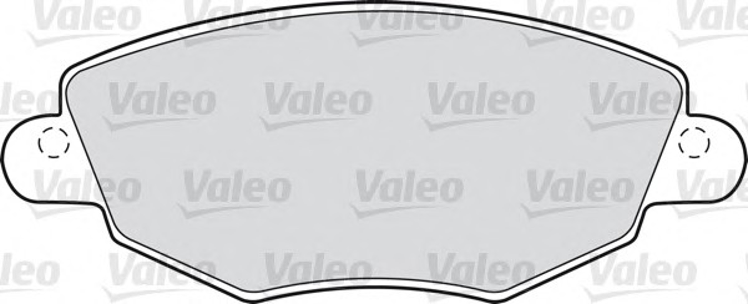 Комплект тормозных колодок дисковый тормоз VALEO 598433