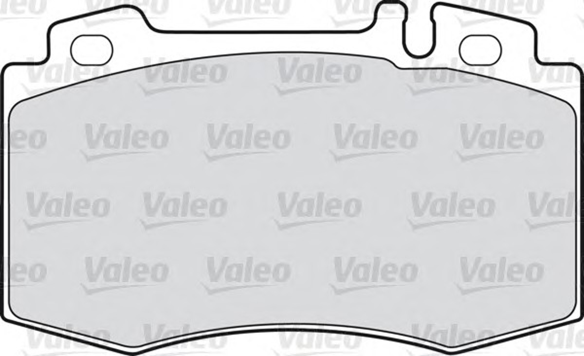 Комплект тормозных колодок дисковый тормоз VALEO 598445