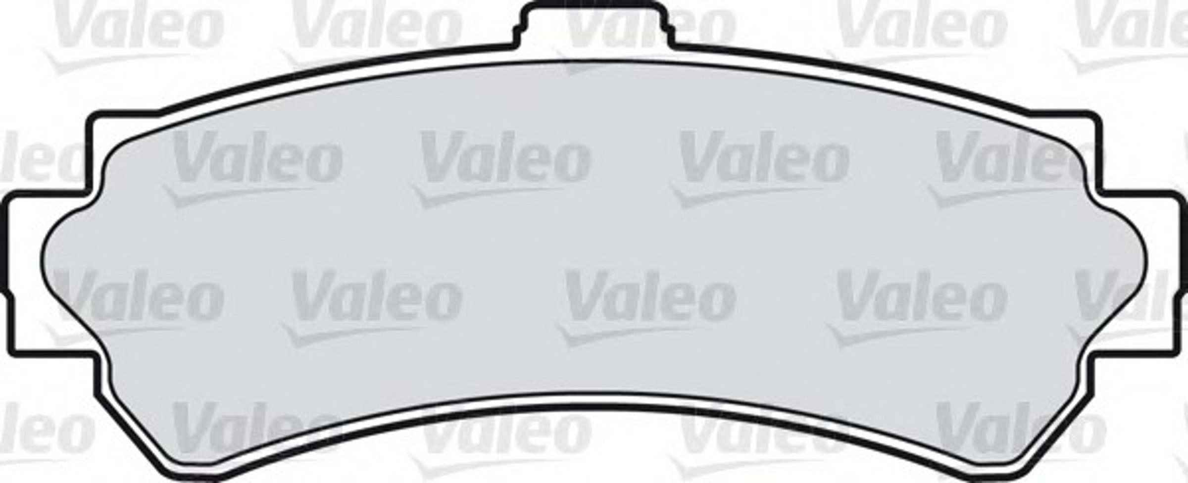 Комплект тормозных колодок дисковый тормоз VALEO 598449