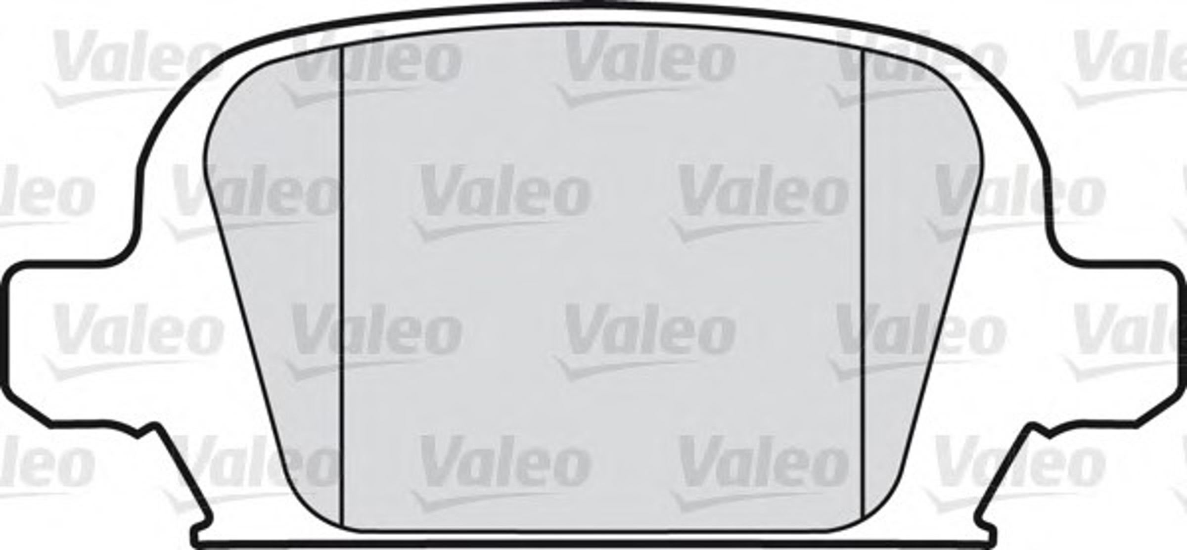 Комплект тормозных колодок дисковый тормоз VALEO 598457