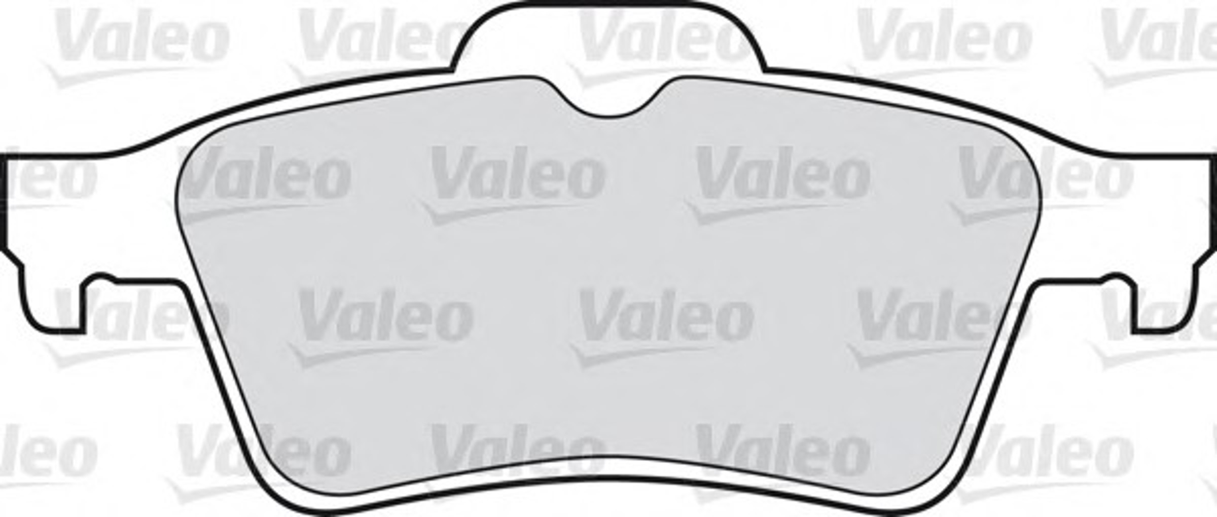 Комплект тормозных колодок дисковый тормоз VALEO 598472