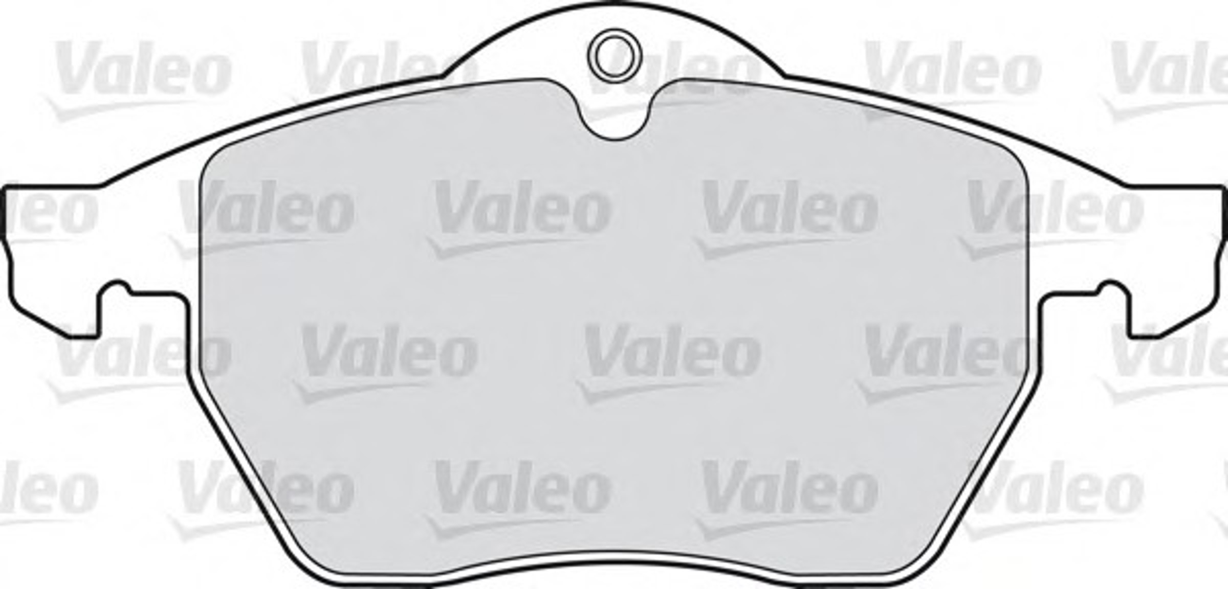 Колодки тормозные дисковые VALEO 598475