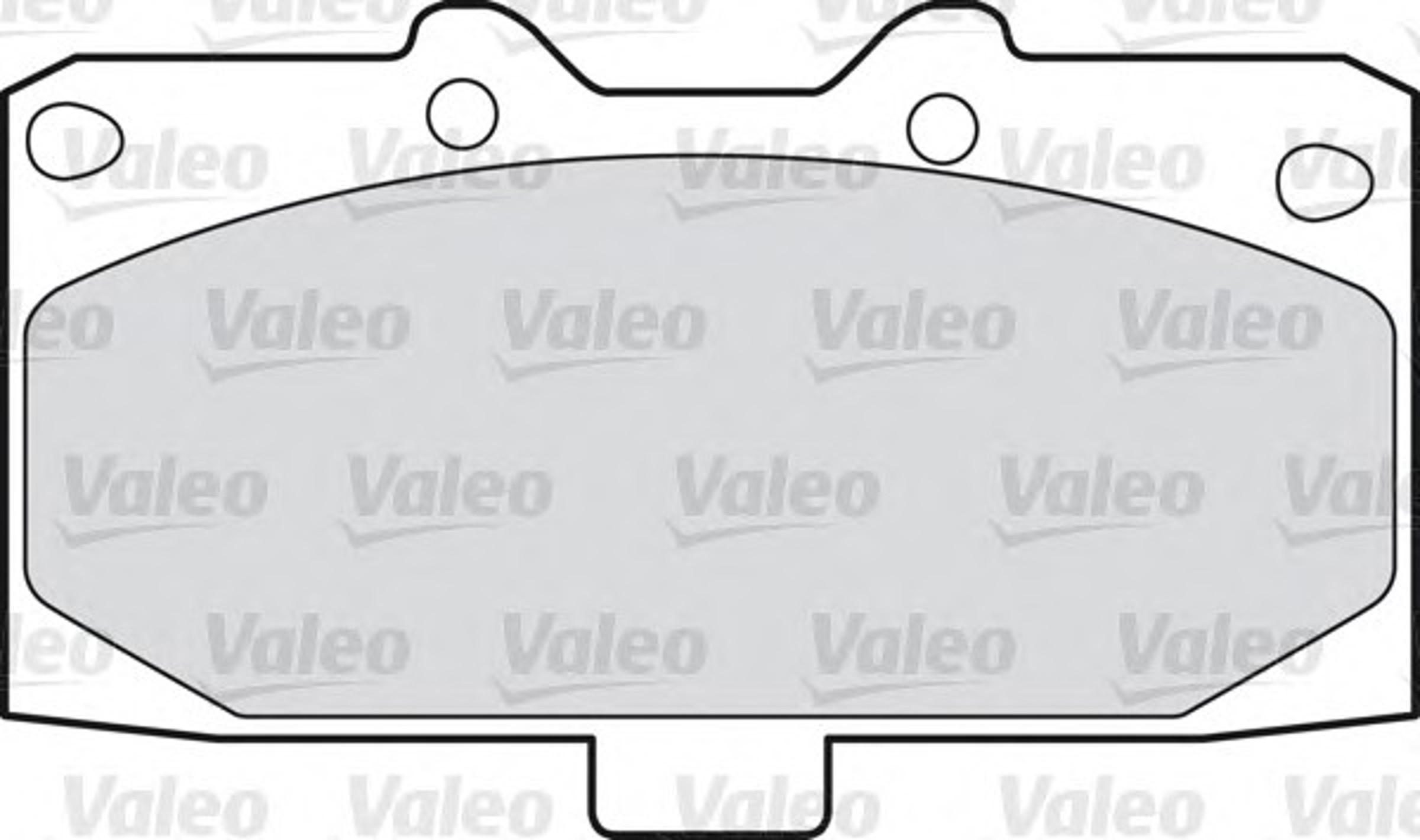 Комплект тормозных колодок дисковый тормоз VALEO 598476
