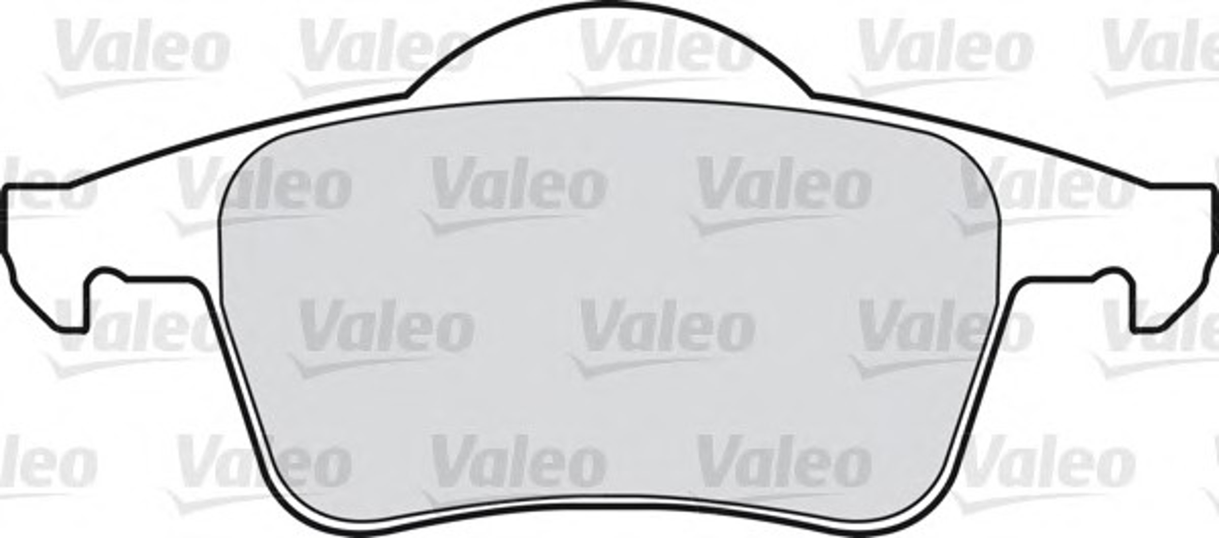 Комплект тормозных колодок дисковый тормоз VALEO 598480