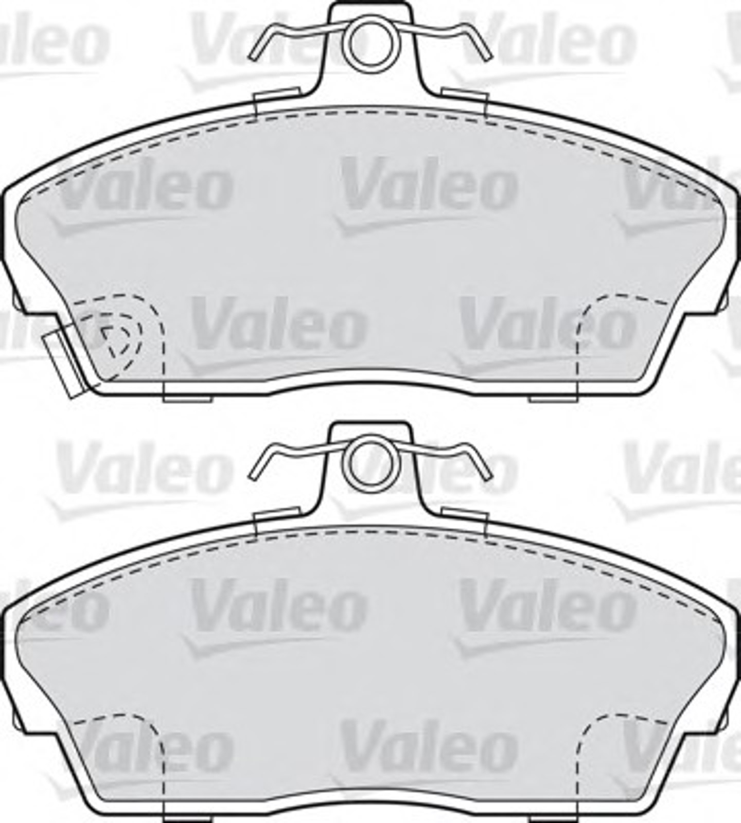 Колодки тормозные дисковые VALEO 598512
